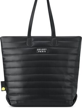 DELSEY Paris Black Quilted Tote Bag